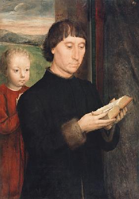 Bildnis eines lesenden Mannes. 1485