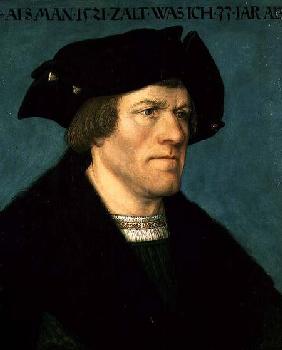 Portrait of a clean-shaven man 1521