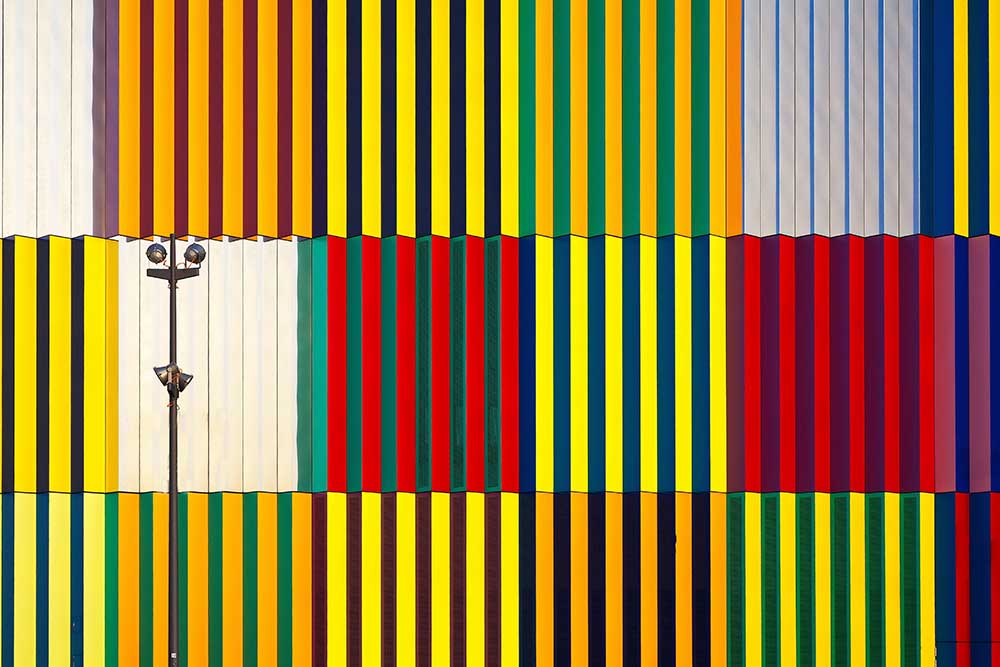 helle und farbige Vertikale von Hans Peter Rank