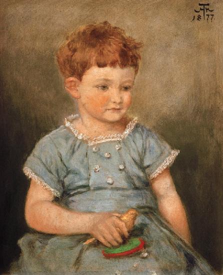 Bildnis Otto Küchler als Junge 1877