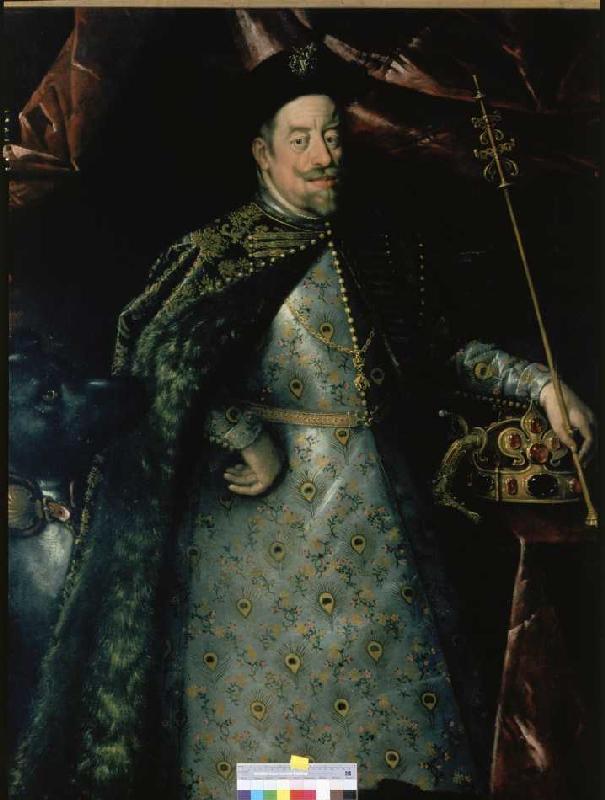 Kaiser Matthias (1557-1619) als König von Böhmen (Ausschnitt) von Hans von Aachen