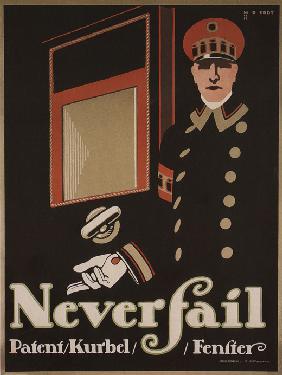 Neverfail Patentkurbelfenster 1911