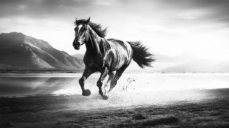 Laufen als Pferd