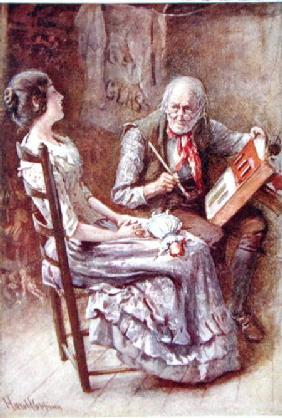 Caleb Plummer and his Blind Daughter, illustration for 'Character Sketches from Dickens' compiled by 1924