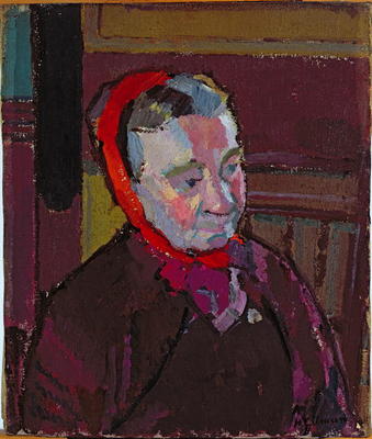 Portrait of Mrs Mounter, 1916-17 (oil on canvas) von Harold Gilman