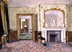 Michael Faraday's flat at the Royal Institution 1850-55  o