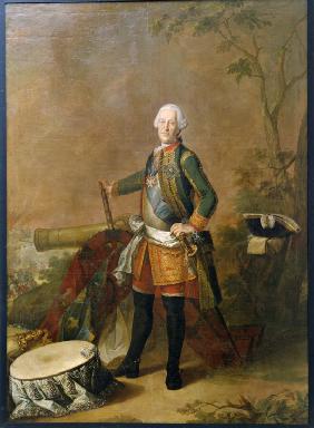 Porträt des Ingenieurs, Generalfeldmarschalls und Politikers Burkhard Christoph Graf von Münnich (16 1765