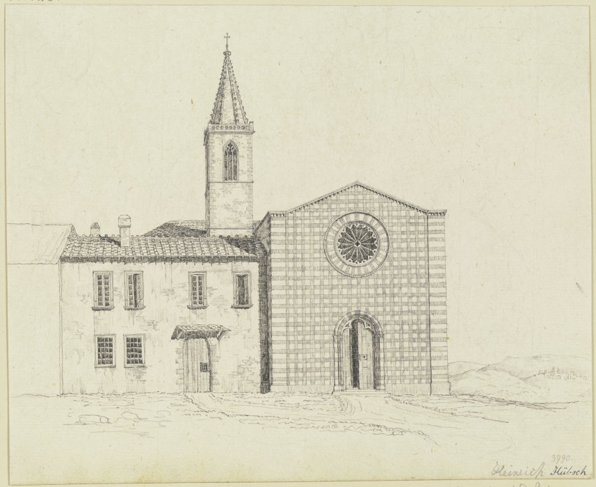 Die Kirche S. Giuliana bei Perugia von Heinrich Hübsch