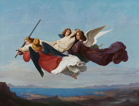 Übertragung des Leichnams der heiligen Katharina zum Berge Sinai 1836