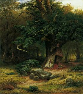 Das Hünengrab im Walde 1841