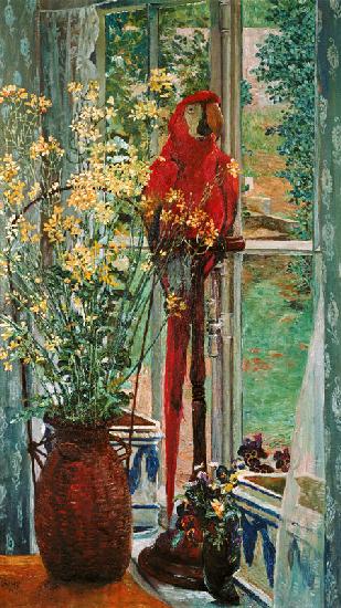 Papagei am Fenster 1906