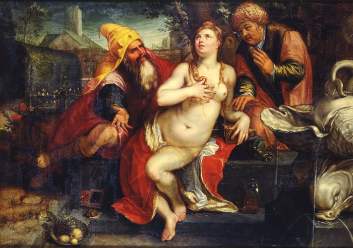 Susanna und die Alten von Hendrick Goltzius