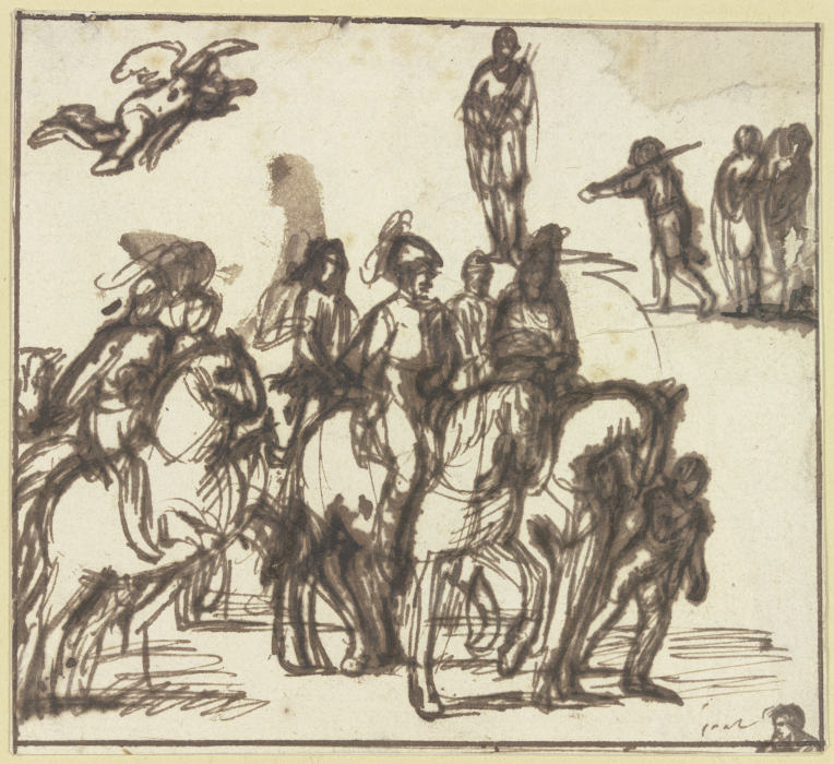 Reitergruppe von Hendrik Goudt
