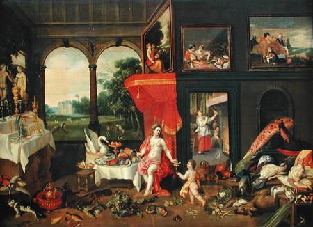 Allegory of Taste von Hendrik van Kessel