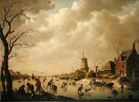 Skaters on a Frozen Canal 1779