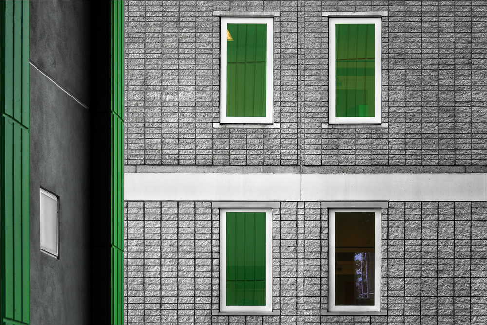 Nachbarn grün.! von Henk Van Maastricht