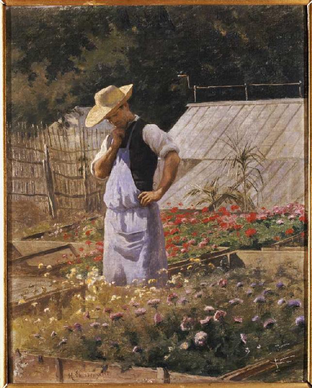 Der Gärtner. von Henri-Adolphe Laissement