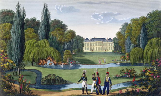The Elysee Bourbon, c.1815-20 (colour engraving) von Henri Courvoisier-Voisin