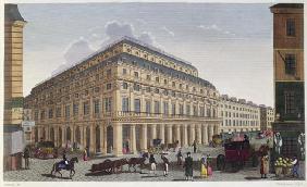 Le Theatre Francaise (Comedie Francaise) c.1815-20 (colour engraving) 19th