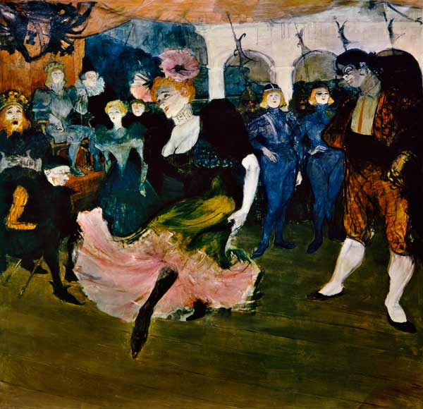 Marcelle Lender tanzt den Bolero aus Chilpéric von Henri de Toulouse-Lautrec