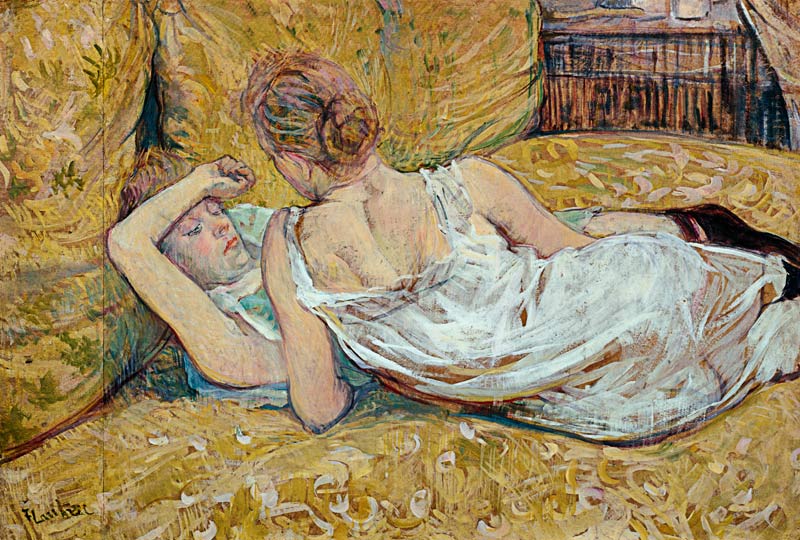 Die zwei Freundinnen von Henri de Toulouse-Lautrec