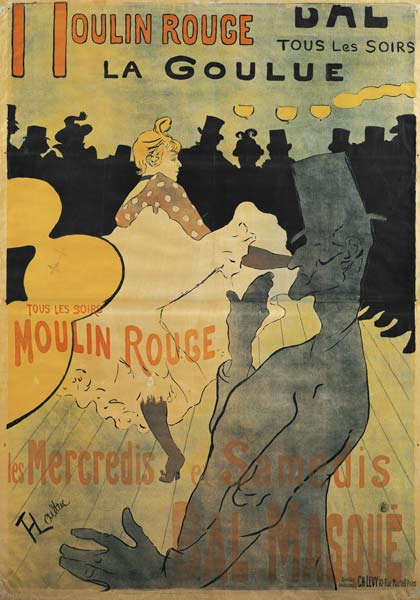 Moulin-Rouge, La Goulue von Henri de Toulouse-Lautrec