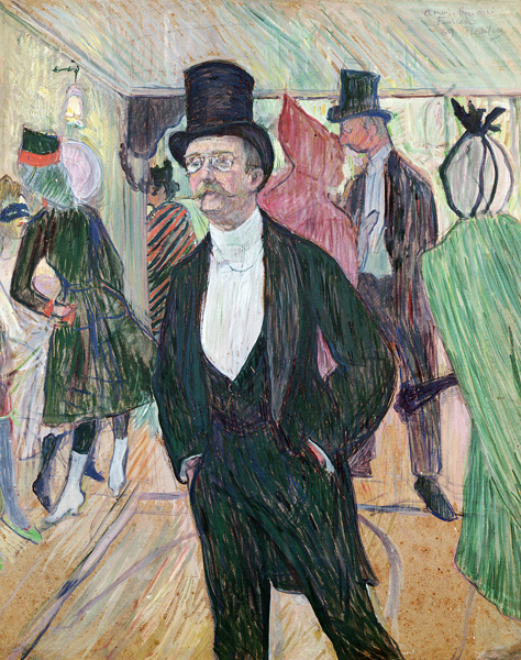 Monsieur Fourcade von Henri de Toulouse-Lautrec