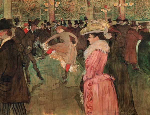 Tanz im Moulin Rouge von Henri de Toulouse-Lautrec