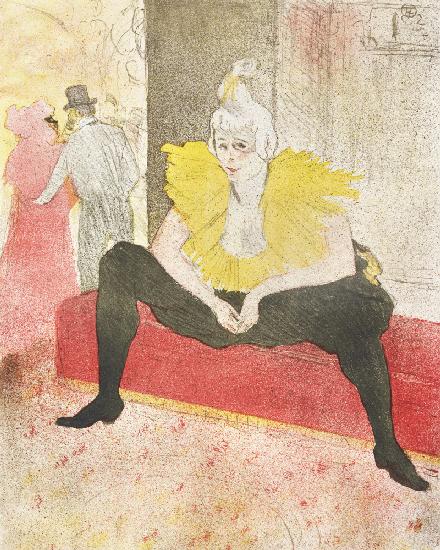 Die sitzende Clownin (Miss Cha U Kao) (1896)
