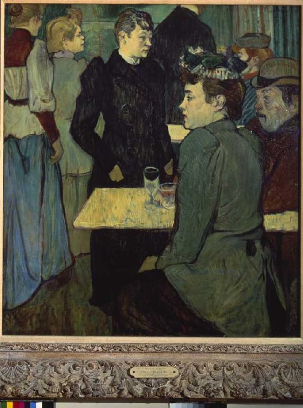 Eine Ecke im Moulin de la Galette von Henri de Toulouse-Lautrec