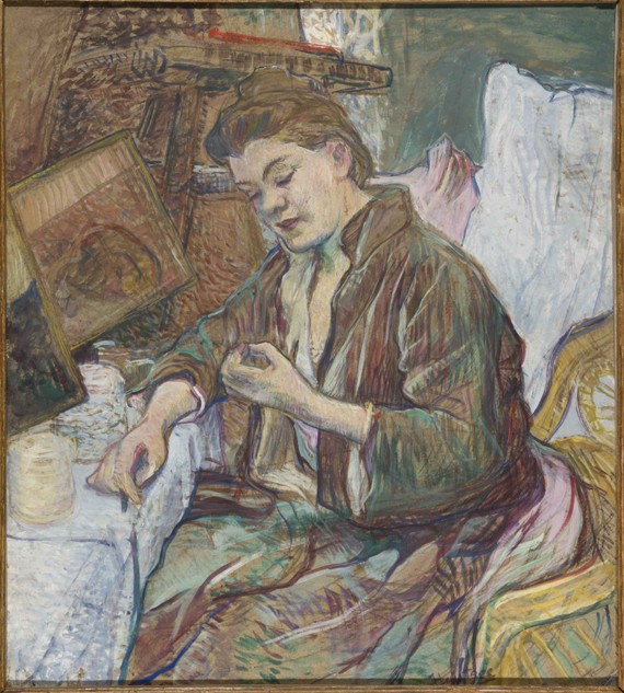 Madame Favre bei der Toilette von Henri de Toulouse-Lautrec