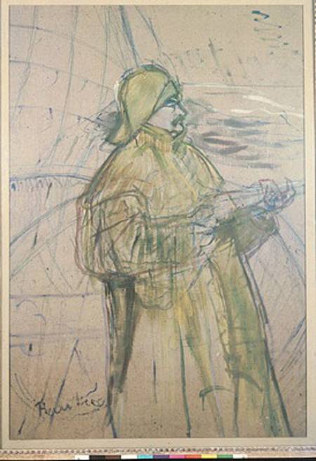 Portrait of Maurice Joyant (1864-1930) 1900 (pastel & pencil on paper) von Henri de Toulouse-Lautrec