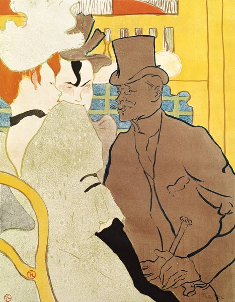 The Englishman at the Moulin Rouge von Henri de Toulouse-Lautrec