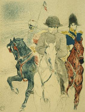 The History of Napoleon I (Abgelehnter Entwurf eines Plakats zum Buch) 1895
