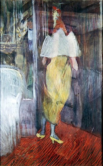 Woman Entering a Box at the Theatre von Henri de Toulouse-Lautrec