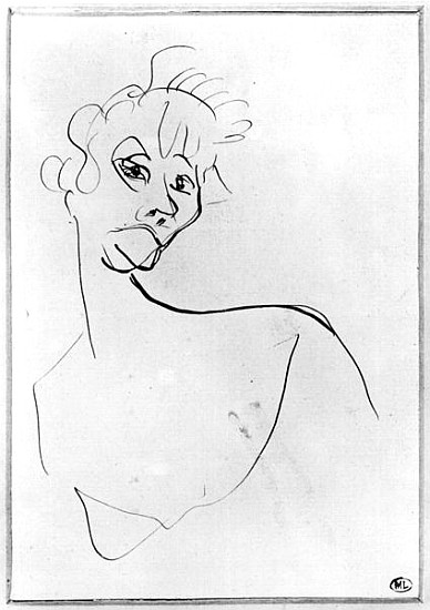 Yvette Guilbert (1867-1944) 1894 von Henri de Toulouse-Lautrec