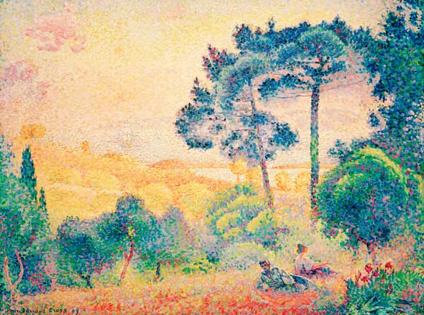 Landschaft der Provence von Henri-Edmond Cross