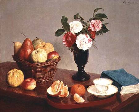 Flowers and Fruit von Henri Fantin-Latour