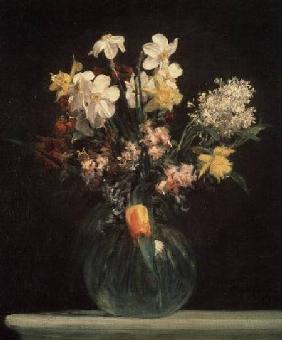 Narcisses Blancs, Jacinthes et Tulipes 1864