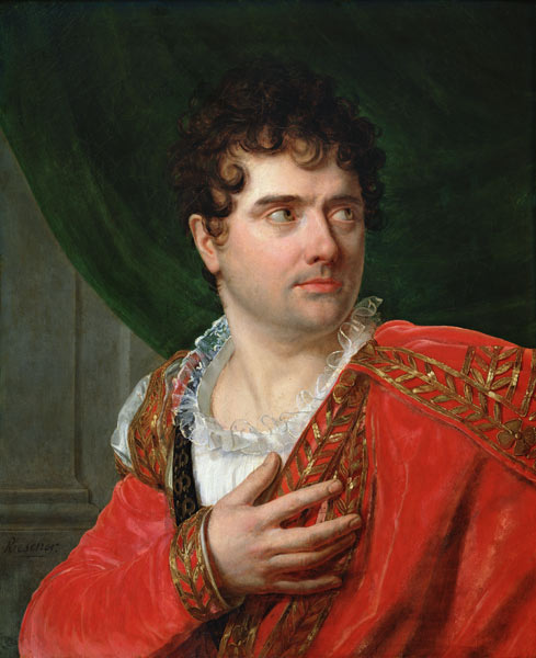 Portrait of Francois Joseph Talma (1763-1826) von Henri Francois Riesener