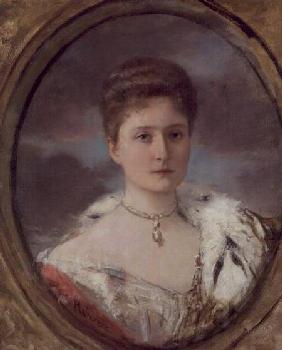 Portrait of Tsarina Alexandra (1872-1918) 1898