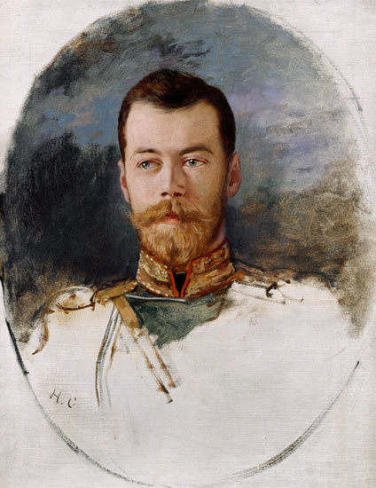 Study for a portrait of Tsar Nicholas II (1868-1918) von Henri Gervex