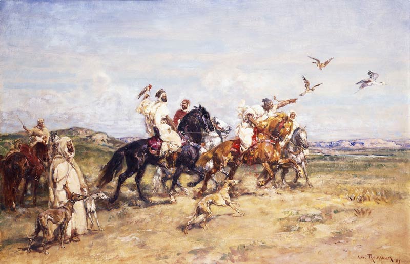 Die Falkenjagd von Henri Julien Félix Rousseau