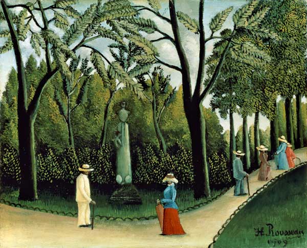 Die Kaskadengärten von Henri Julien Félix Rousseau