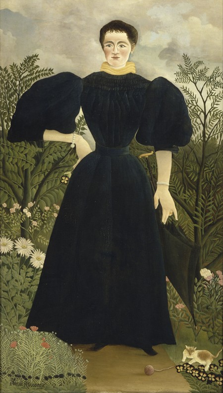 Porträt von Madame M. von Henri Julien Félix Rousseau