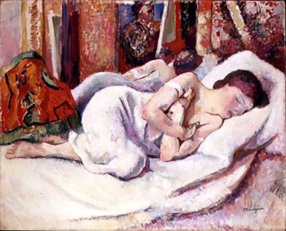 Schlafende Frau von Henri-Charles Manguin