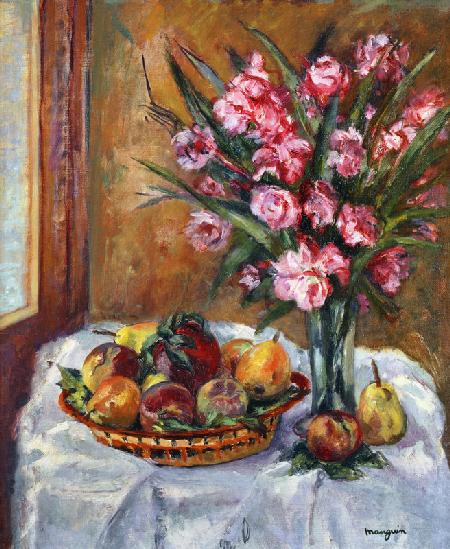 Oleander und Obst; Lauriers Roses et Fruits, 1941 1941
