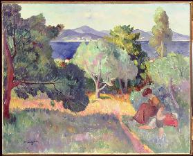 Weg in Saint-Tropez, 1905 1905