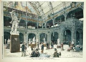 The New Sculpture Pavilion at the Palais de l'Industrie, from 'Le Petit Journal' 21st May 1