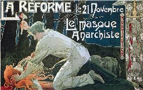 La Réforme le 21 Novembre, le masque anarchiste 1897
